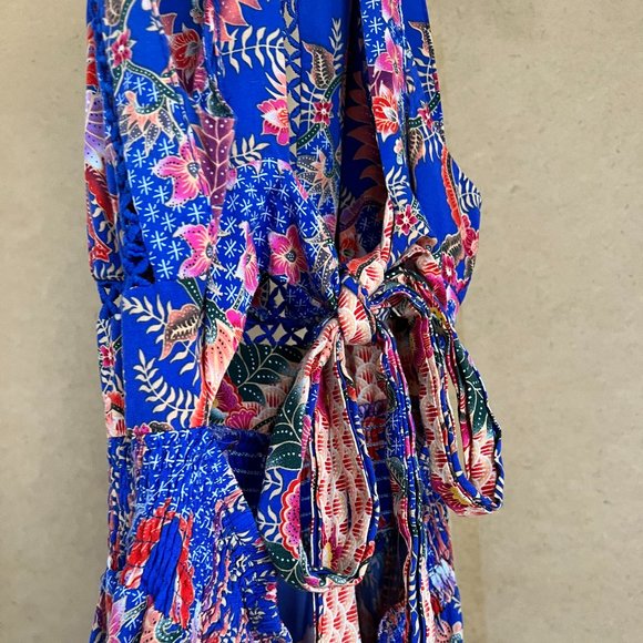 JAASE Blue Maxi Dress With Floral Pattern - Picture 7 of 8